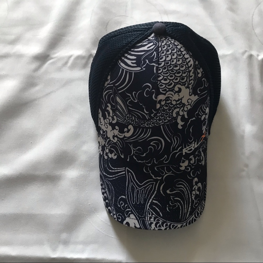 Ralph Lauren Mens Dark Blue with a Coy Motif Cap
